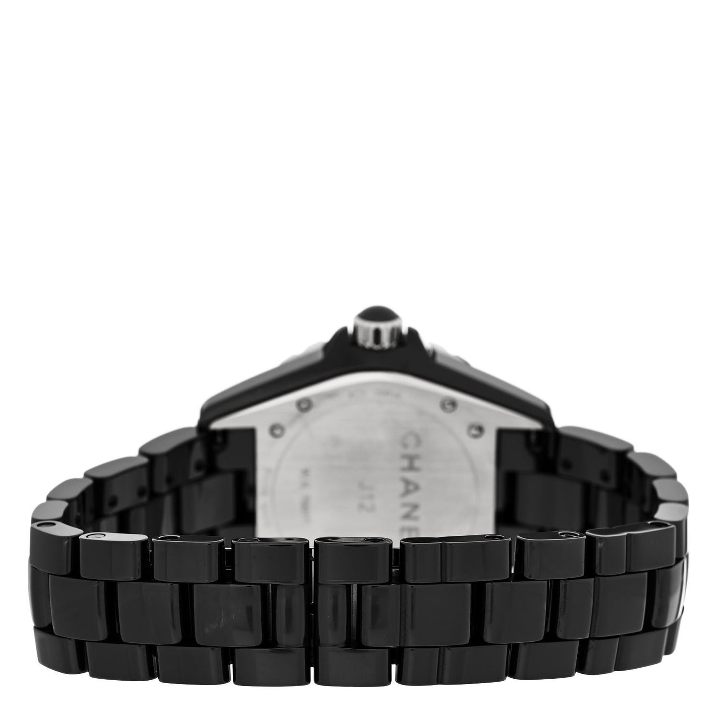 Stainless Steel Ceramic Diamond 38mm J12 Automatic Watch Black