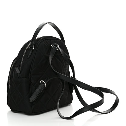Prada Nylon Tessuto Impuntu Quilted Backpack Black 3 of 10