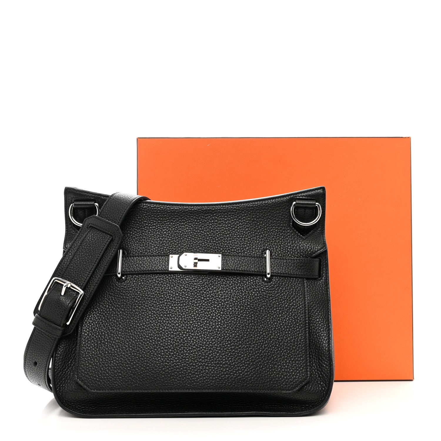 Hermes Taurillon Clemence Jypsiere 34 Black 12 of 12