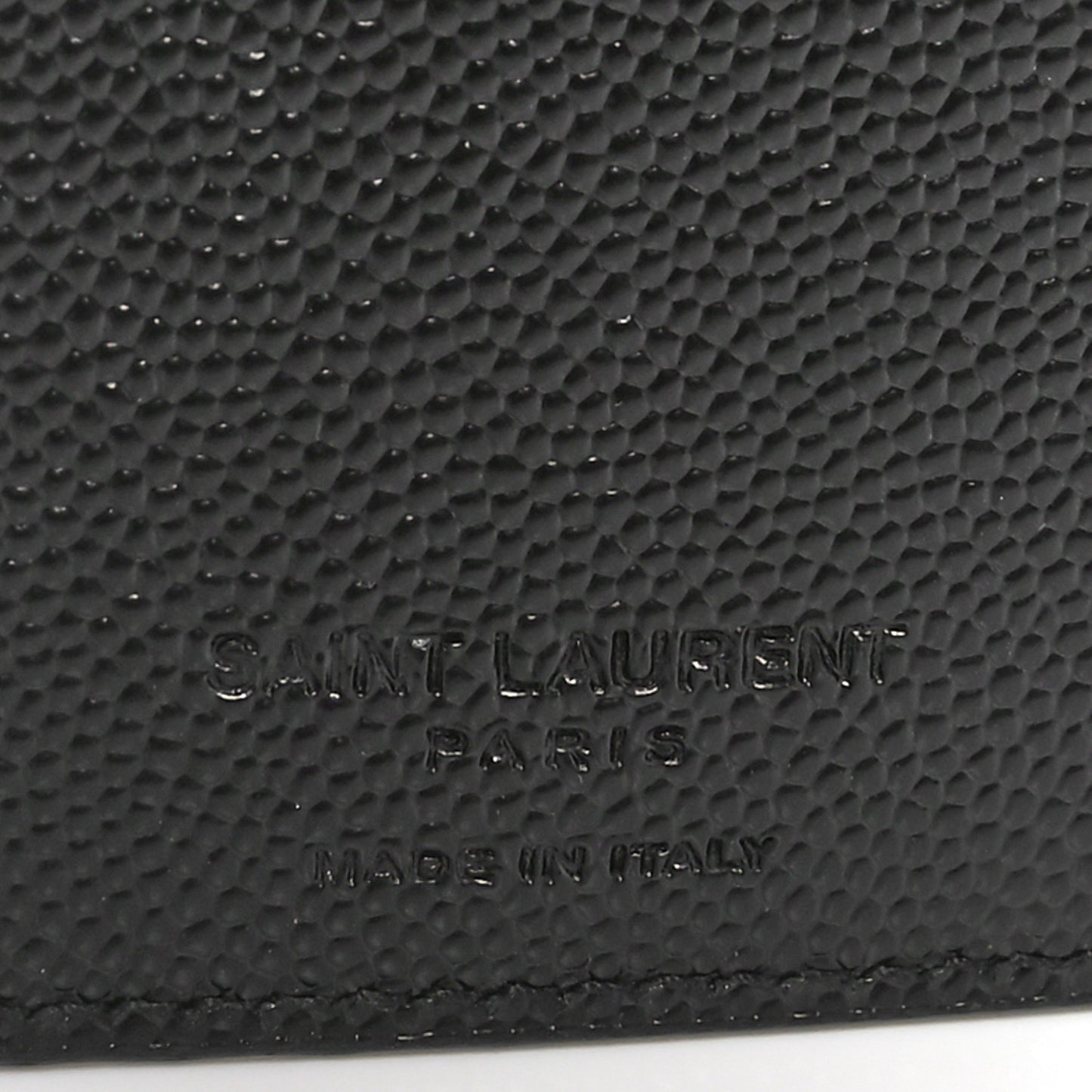 Grain De Poudre Passport Holder Black