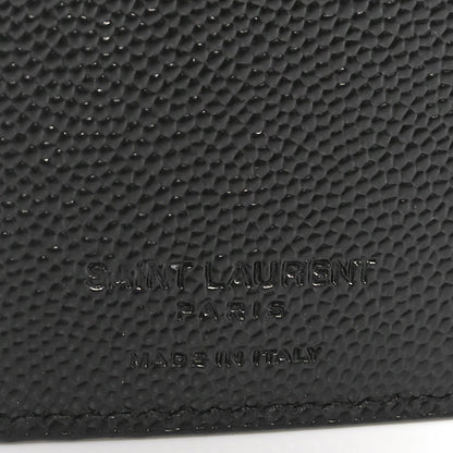 Saint Laurent Grain De Poudre Passport Holder Black 6 of 7