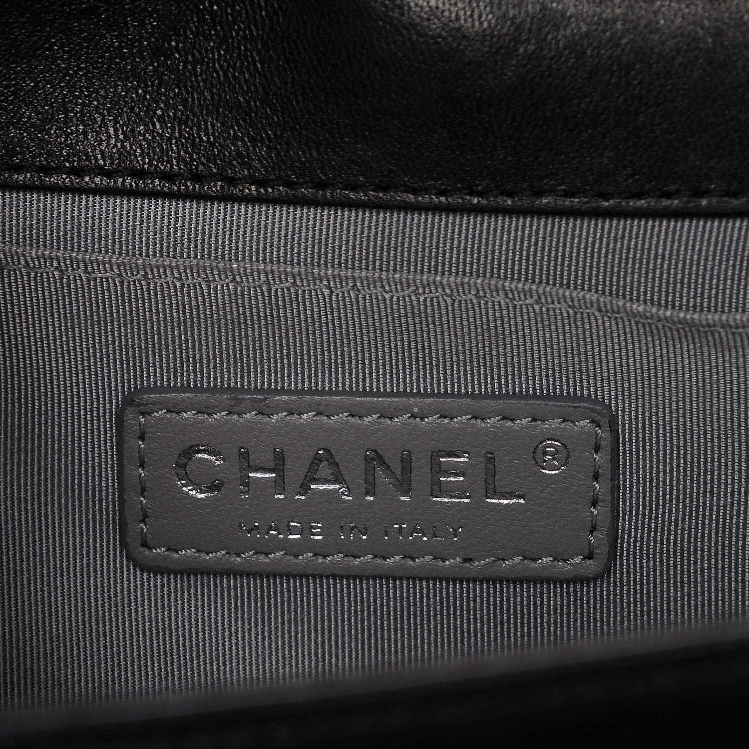 Chanel Lambskin Quilted Medium Boy Flap Black 6 of 7