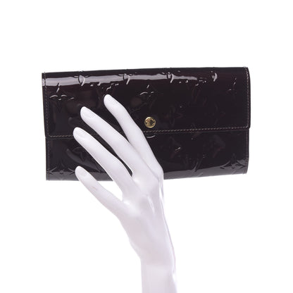 Louis Vuitton Vernis Sarah Wallet Amarante 2 of 7