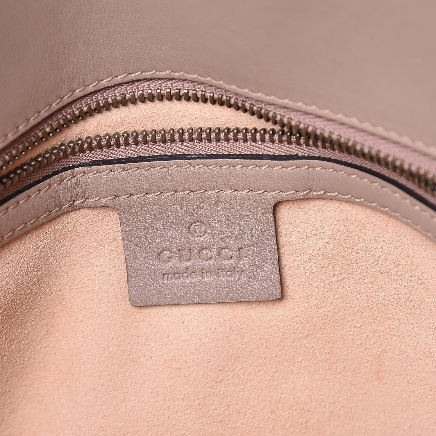 Gucci Calfskin Matelasse Medium GG Marmont Shoulder Bag Porcelain Rose 6 of 10