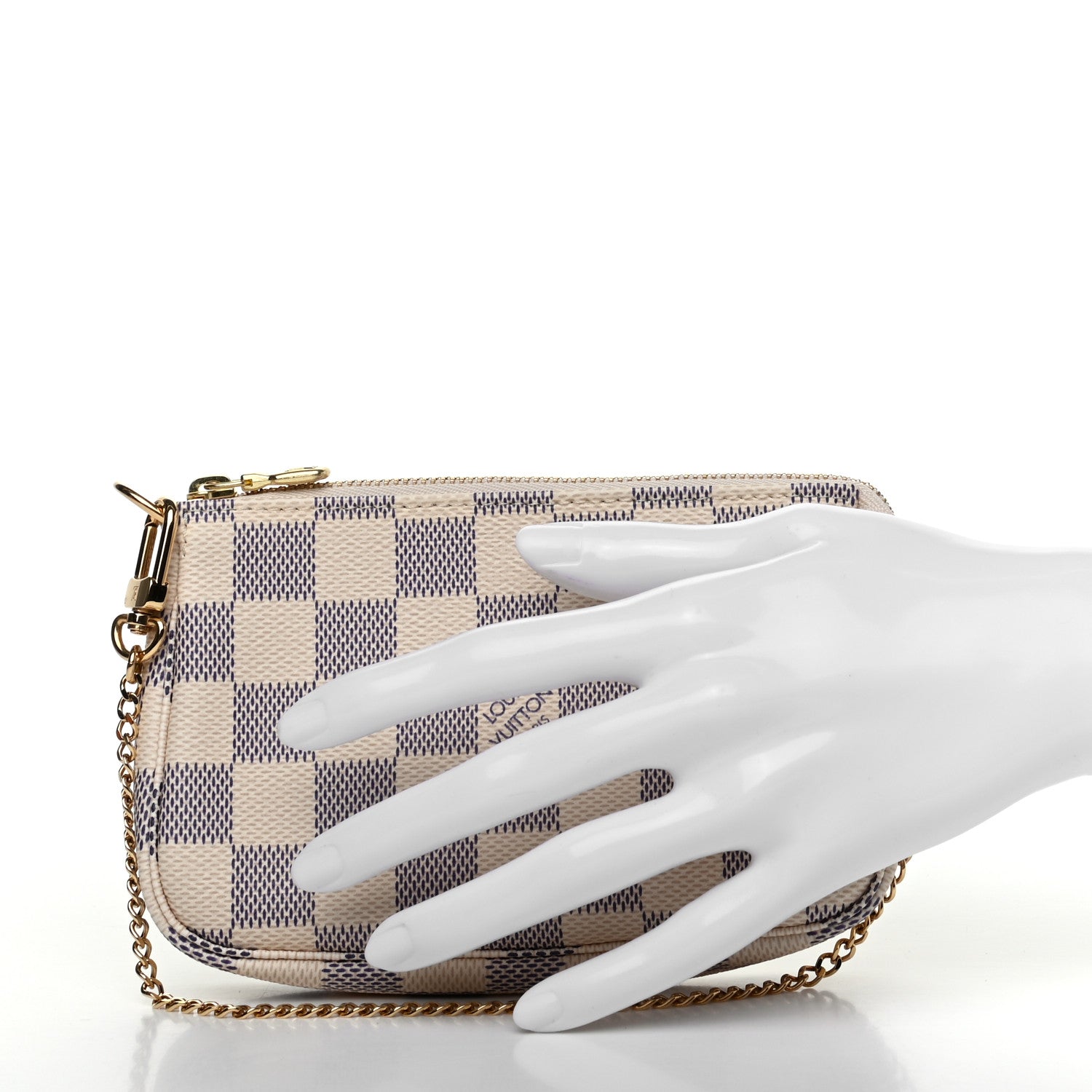 Louis Vuitton Damier Azur Mini Pochette Accessories 2 of 7