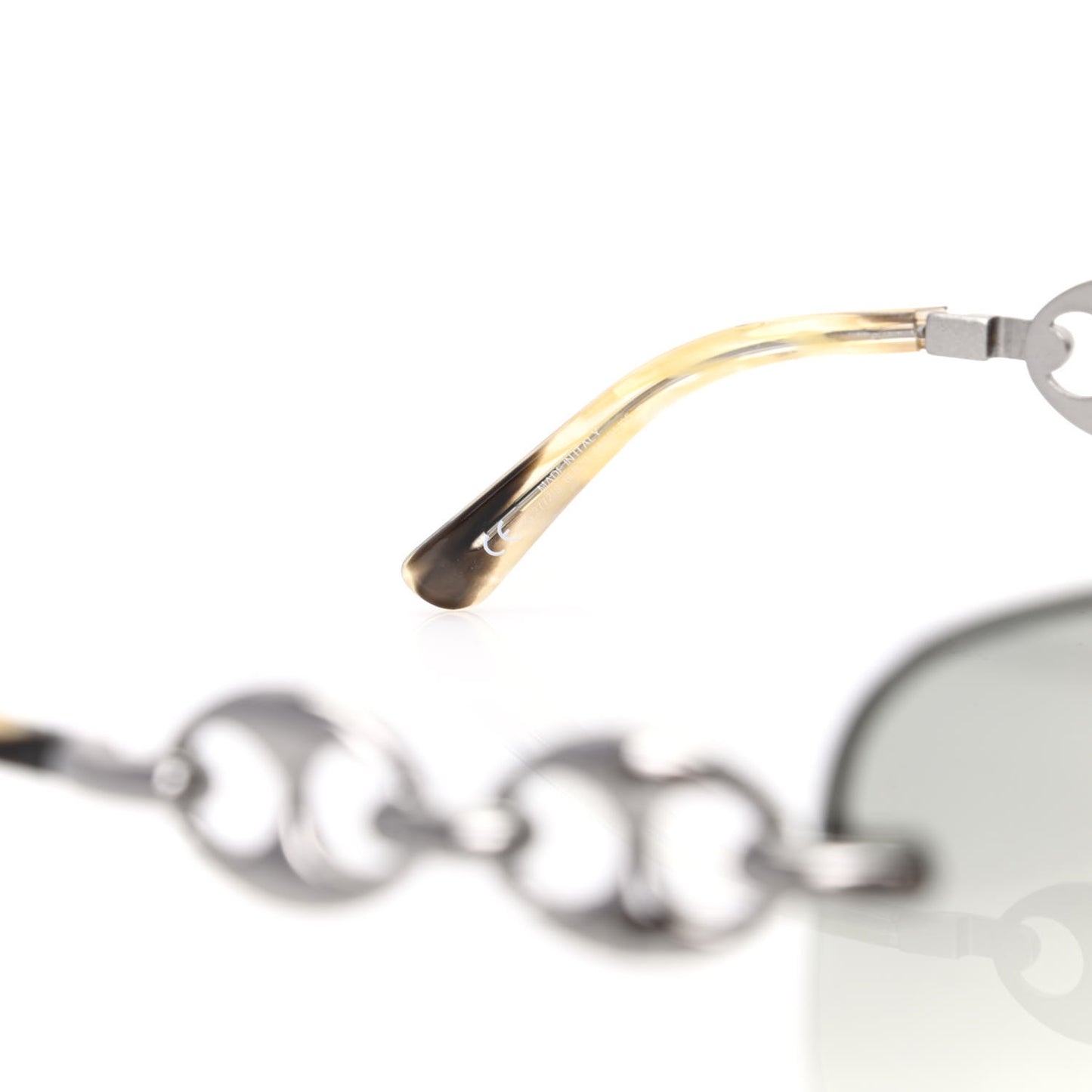 Semi Rimless Gradient Marina Chain Sunglasses GG2772/S Silver