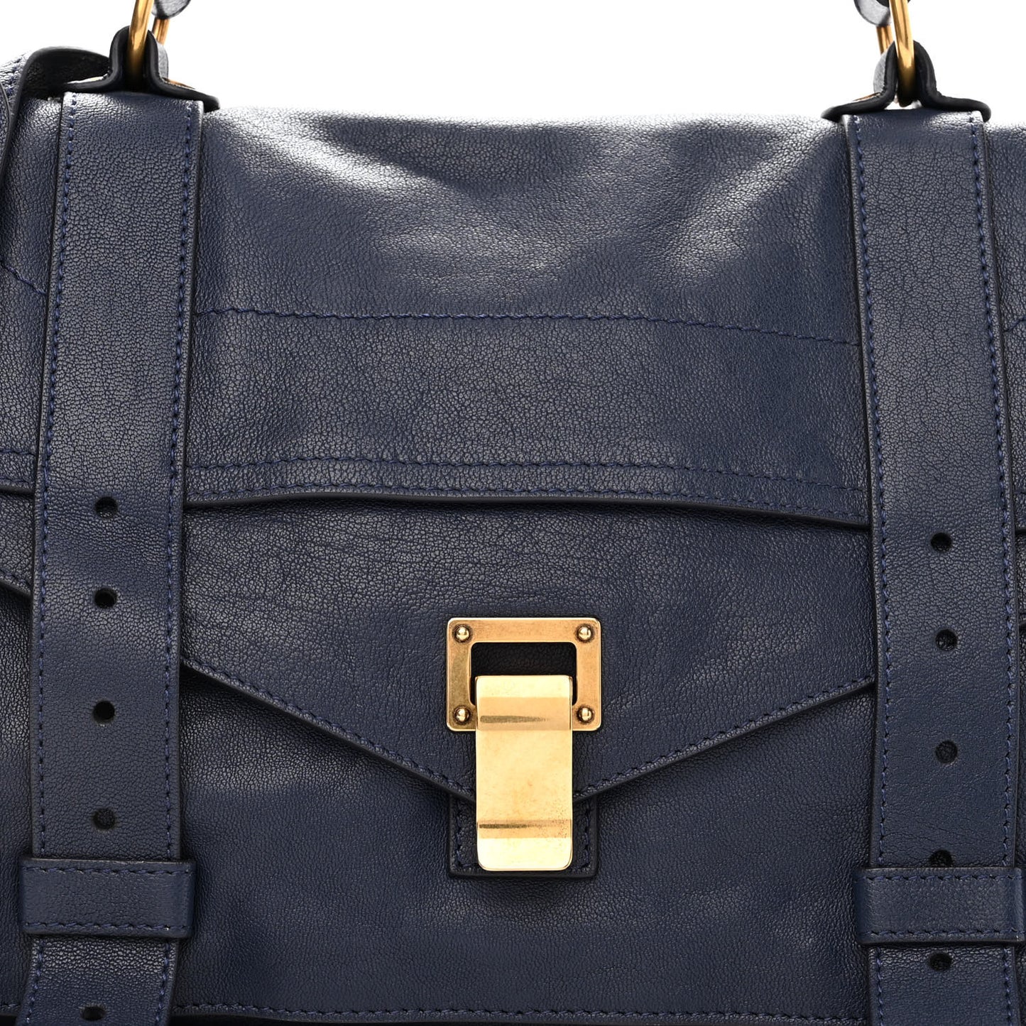 Lambskin Medium PS1 Satchel Midnight