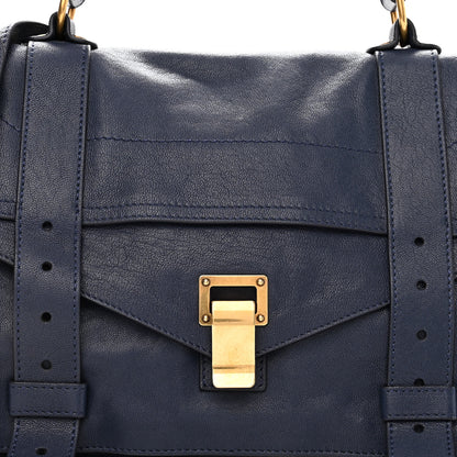 Proenza Schouler Lambskin Medium PS1 Satchel Midnight 8 of 11