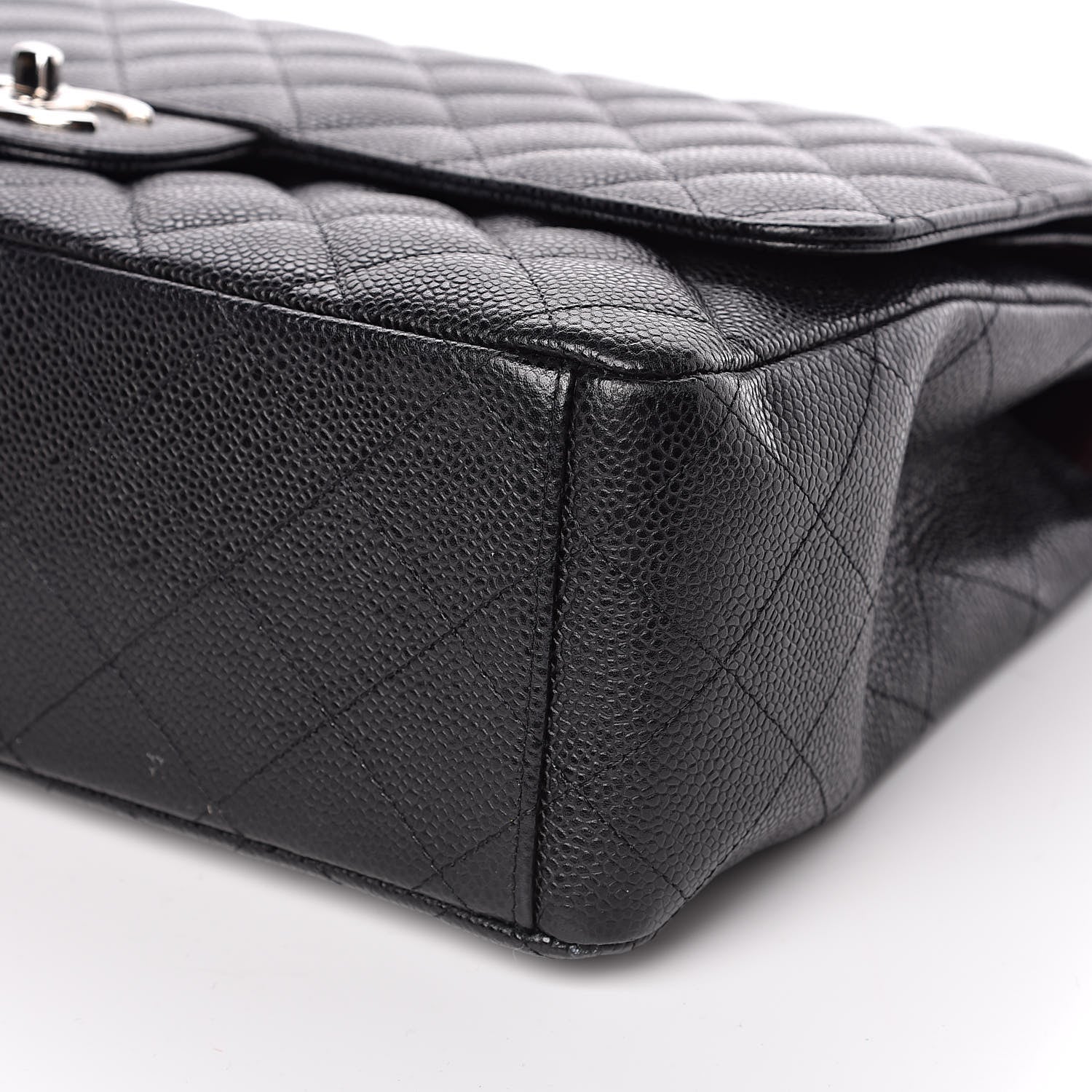 Chanel Caviar Quilted Maxi Double Flap Black 12 of 15