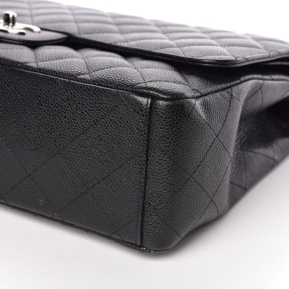 Chanel Caviar Quilted Maxi Double Flap Black 12 of 15