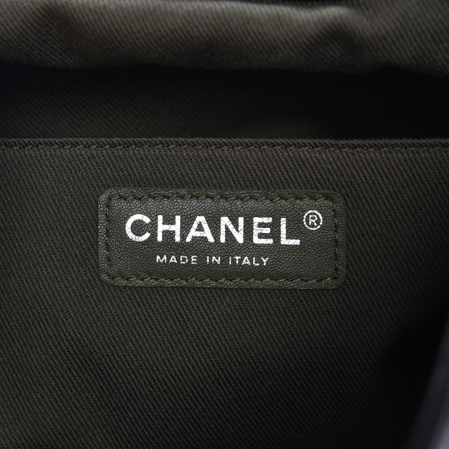 Grained Calfskin Pocket Backpack Black