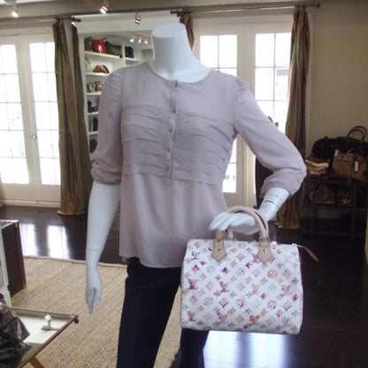Louis Vuitton Watercolor Aquarelle Speedy 30 White 2 of 11