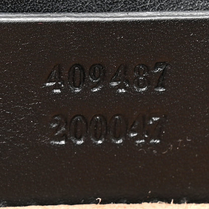 Gucci GG Supreme Monogram Bees Small Padlock Shoulder Bag Black 7 of 16