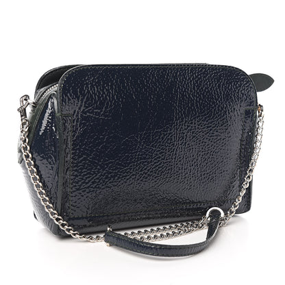 Louis Vuitton Vernis Deerskin Bonded Chain Pochette Marine 3 of 9