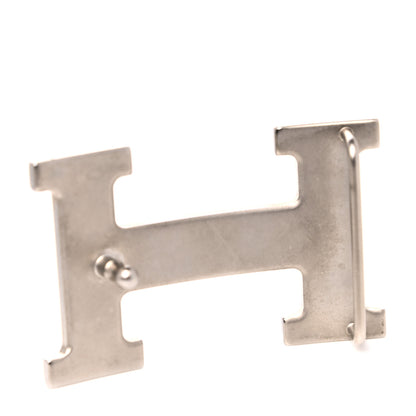 Hermes Brushed Palladium 32mm H Belt Buckle 3 of 4