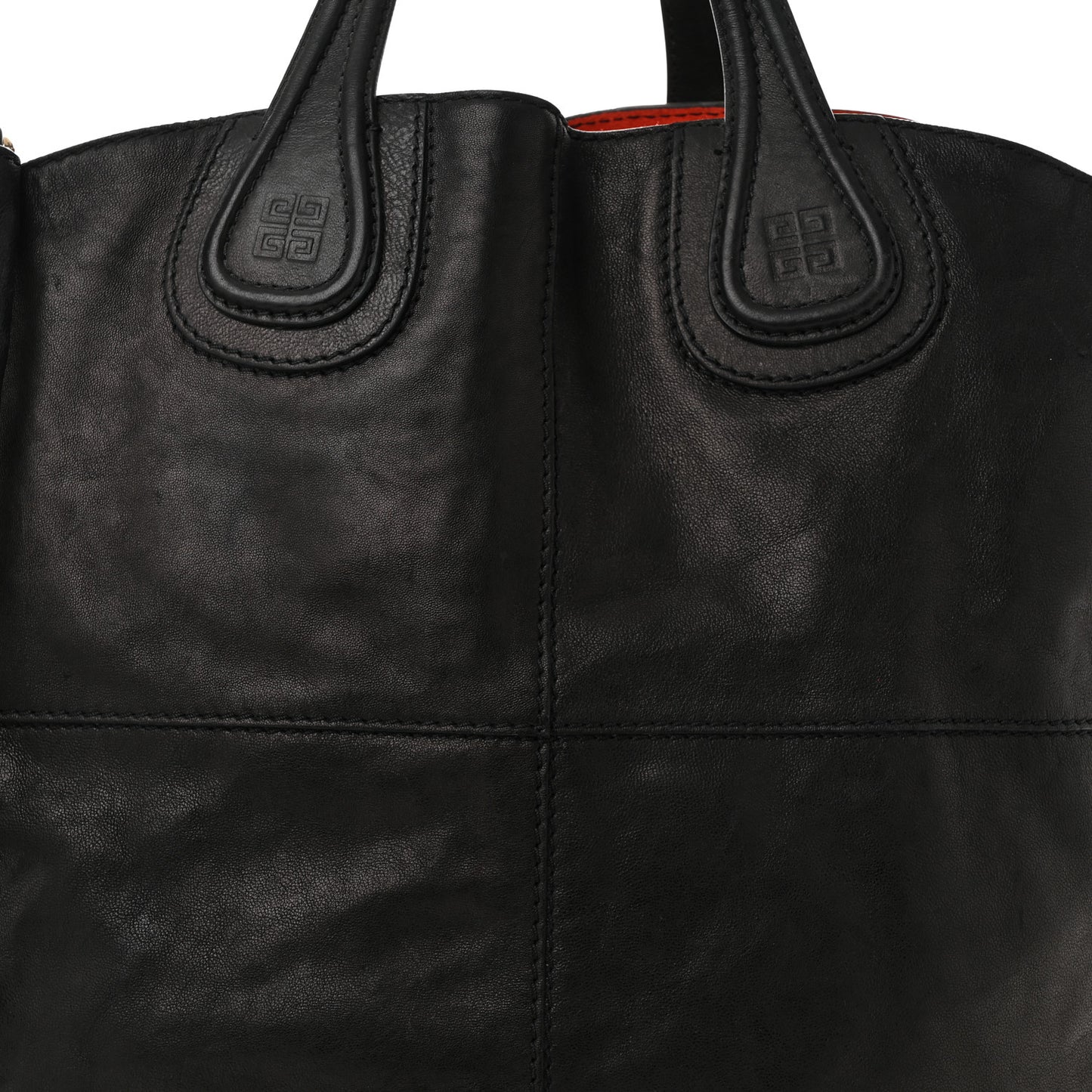 Lambskin Nightingale North South Tote Black