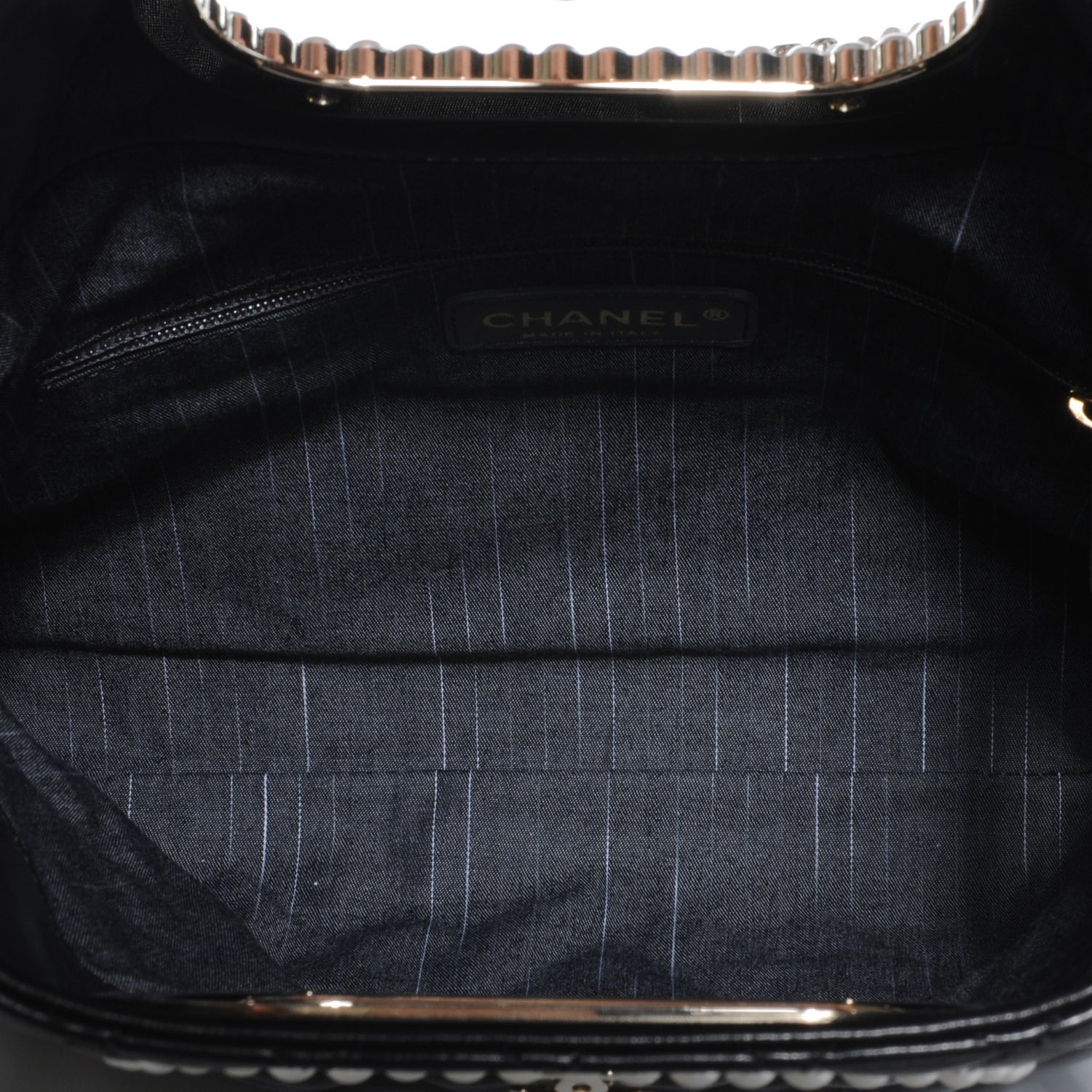Chanel Lambskin Westminster Pearls Convertible Tote Black 5 of 7