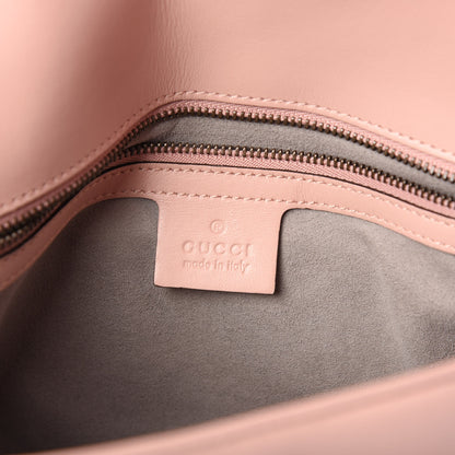 Gucci Calfskin Matelasse Small GG Marmont Shoulder Bag Perfect Pink 6 of 9