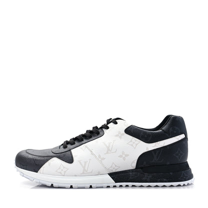 Louis Vuitton Monogram Eclipse Ice Reverse Mens Run Away Sneakers 10.5 1 of 8