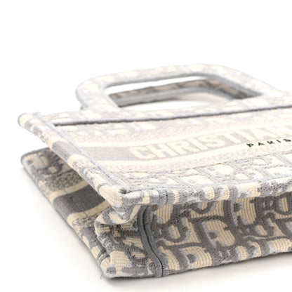 Christian Dior Oblique Mini Book Tote Grey Multicolor 9 of 10