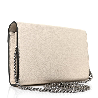 Gucci Dollar Calfskin Mini Dionysus Chain Wallet Mystic White 3 of 9