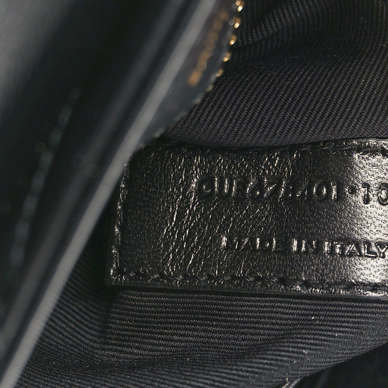 Saint Laurent Calfskin Y Quilted Monogram Toy Loulou Crossbody Bag Black 7 of 12