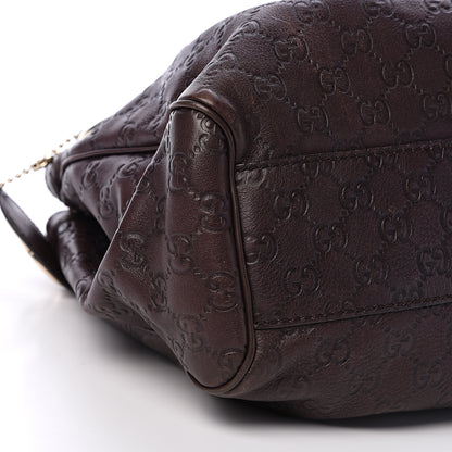 Gucci Guccissima Medium Sukey Tote Chocolate 8 of 12