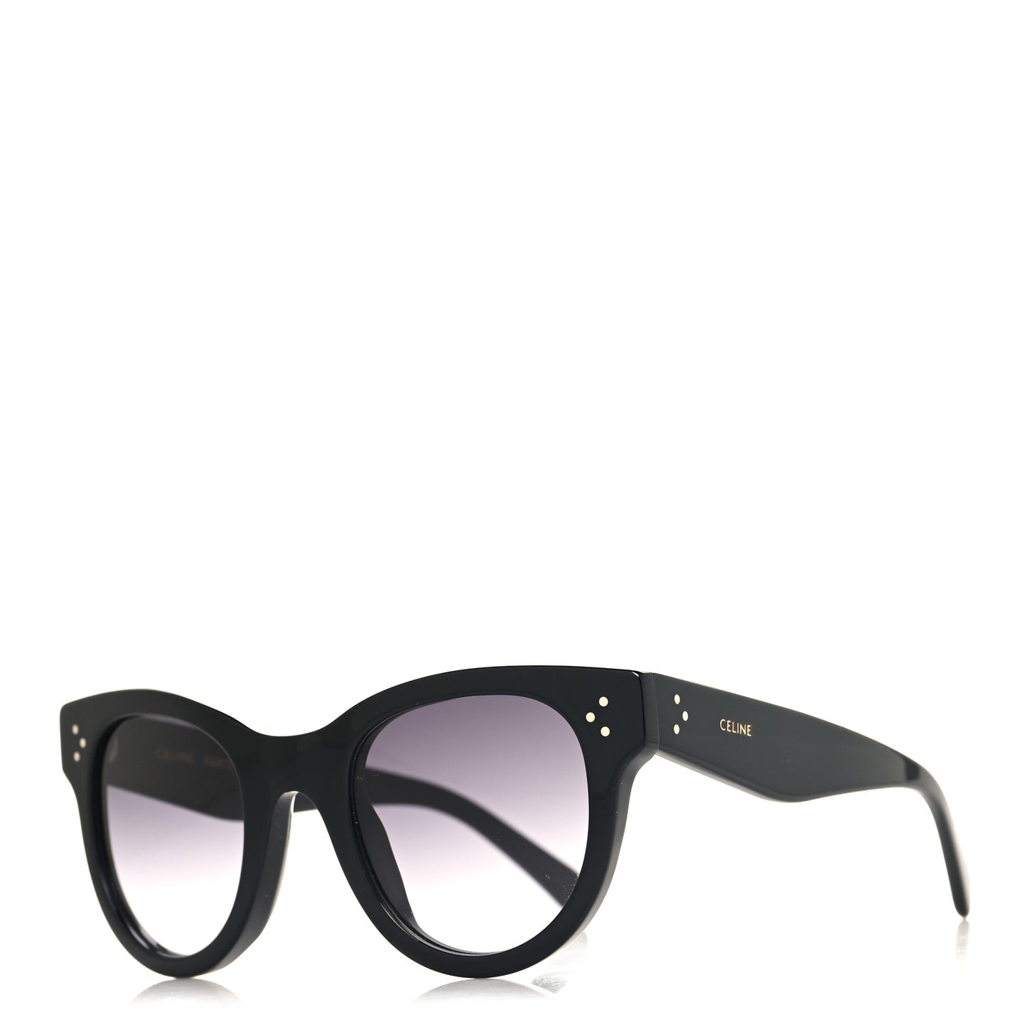 Acetate Round Sunglasses CL4003IN Black