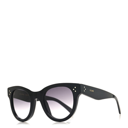 Celine Acetate Round Sunglasses CL4003IN Black 1 of 7
