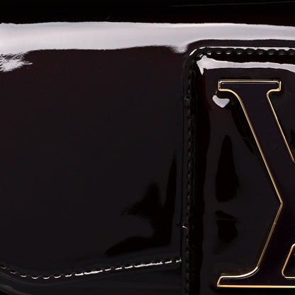 Louis Vuitton Patent Sobe Clutch Amarante 7 of 15