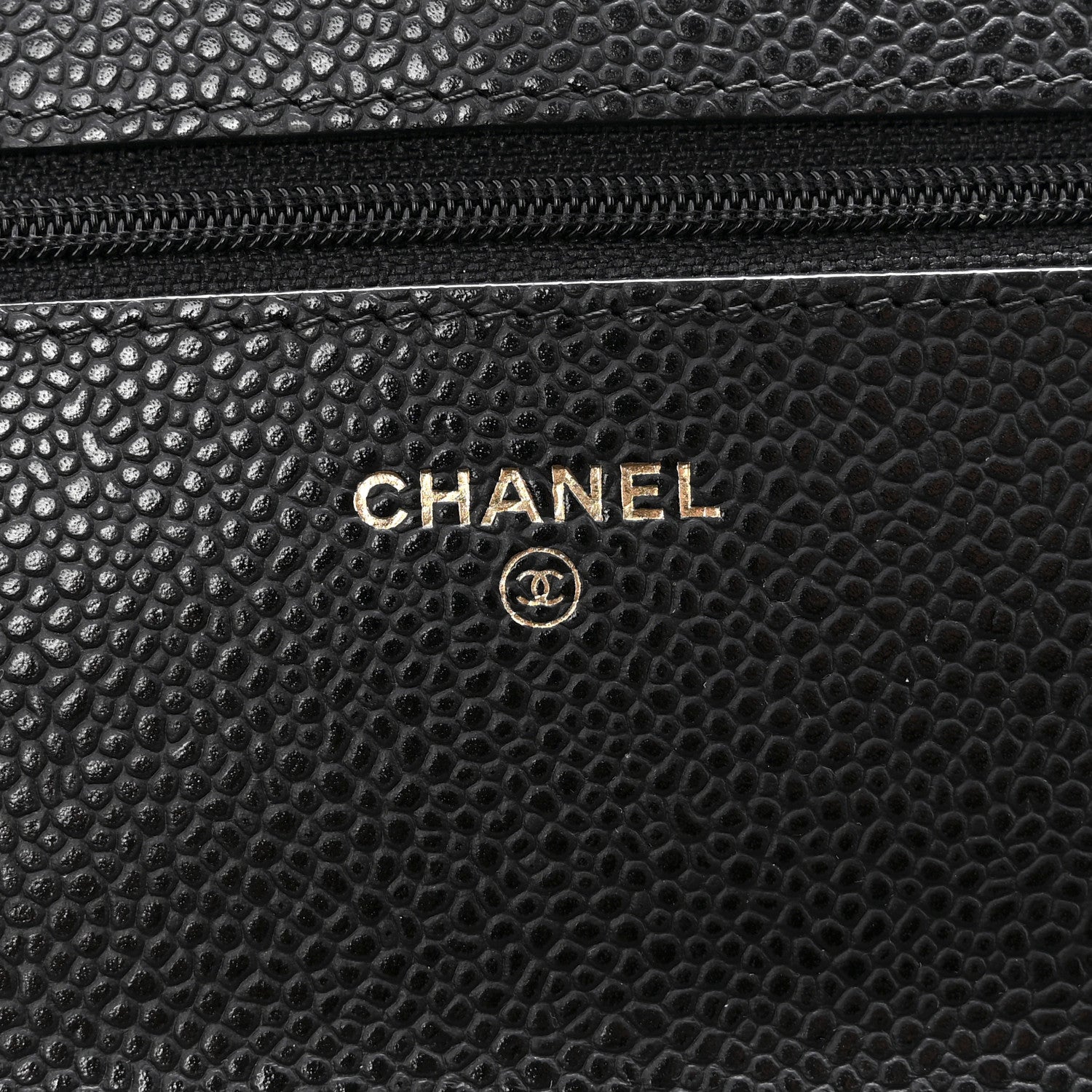 Chanel Caviar Quilted Wallet On Chain WOC Black 6 of 13
