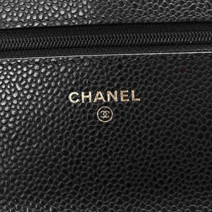 Chanel Caviar Quilted Wallet On Chain WOC Black 6 of 13