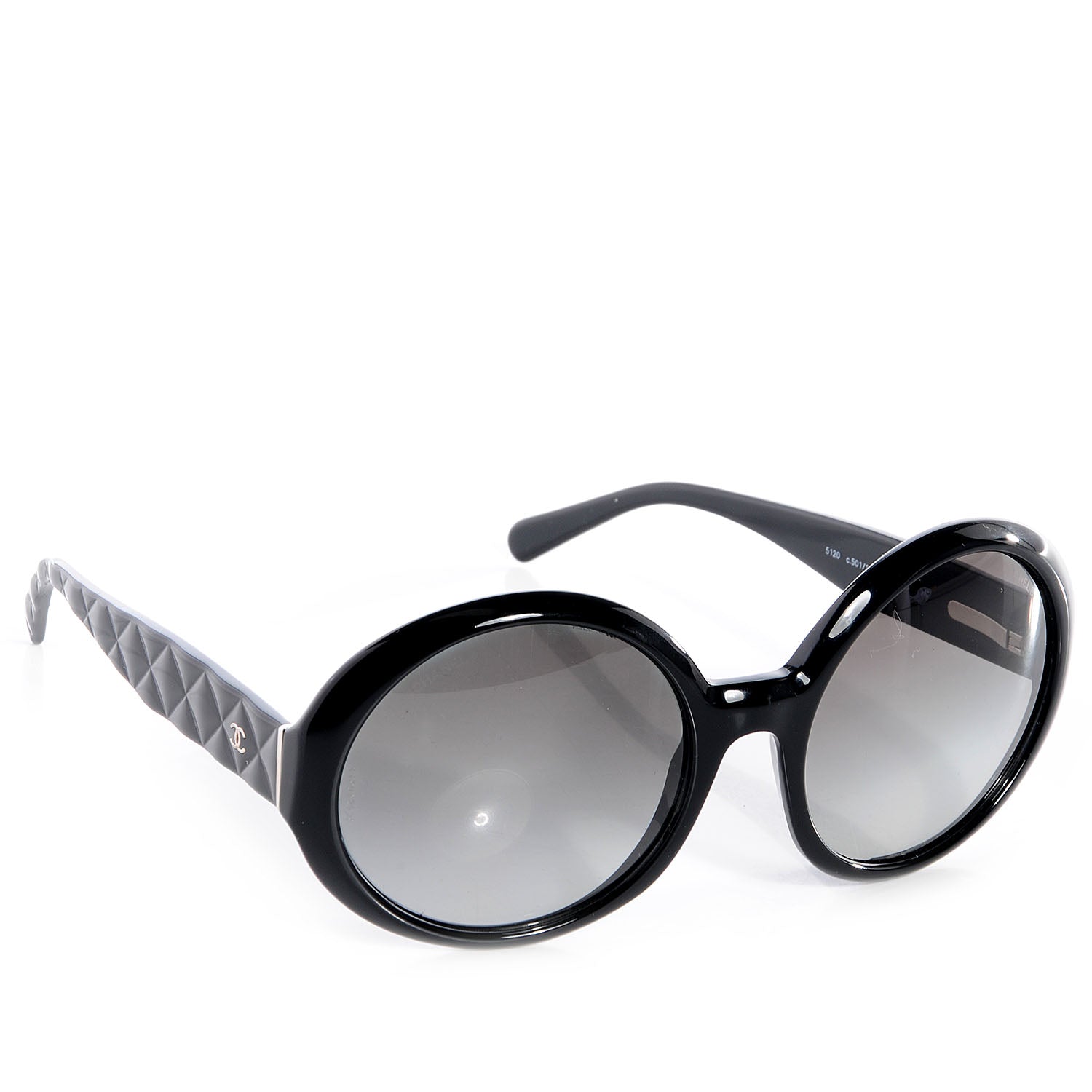 Chanel Quilted CC Mod Sunglasses 5120 Black 3 of 7