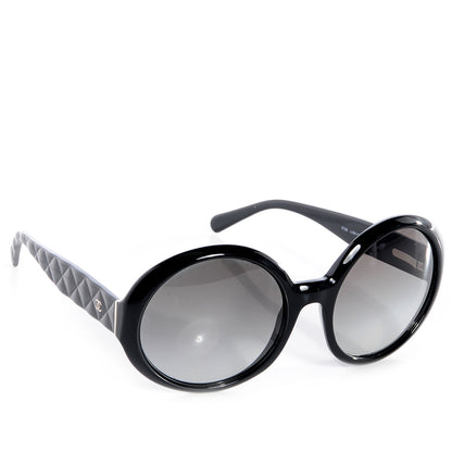 Chanel Quilted CC Mod Sunglasses 5120 Black 3 of 7