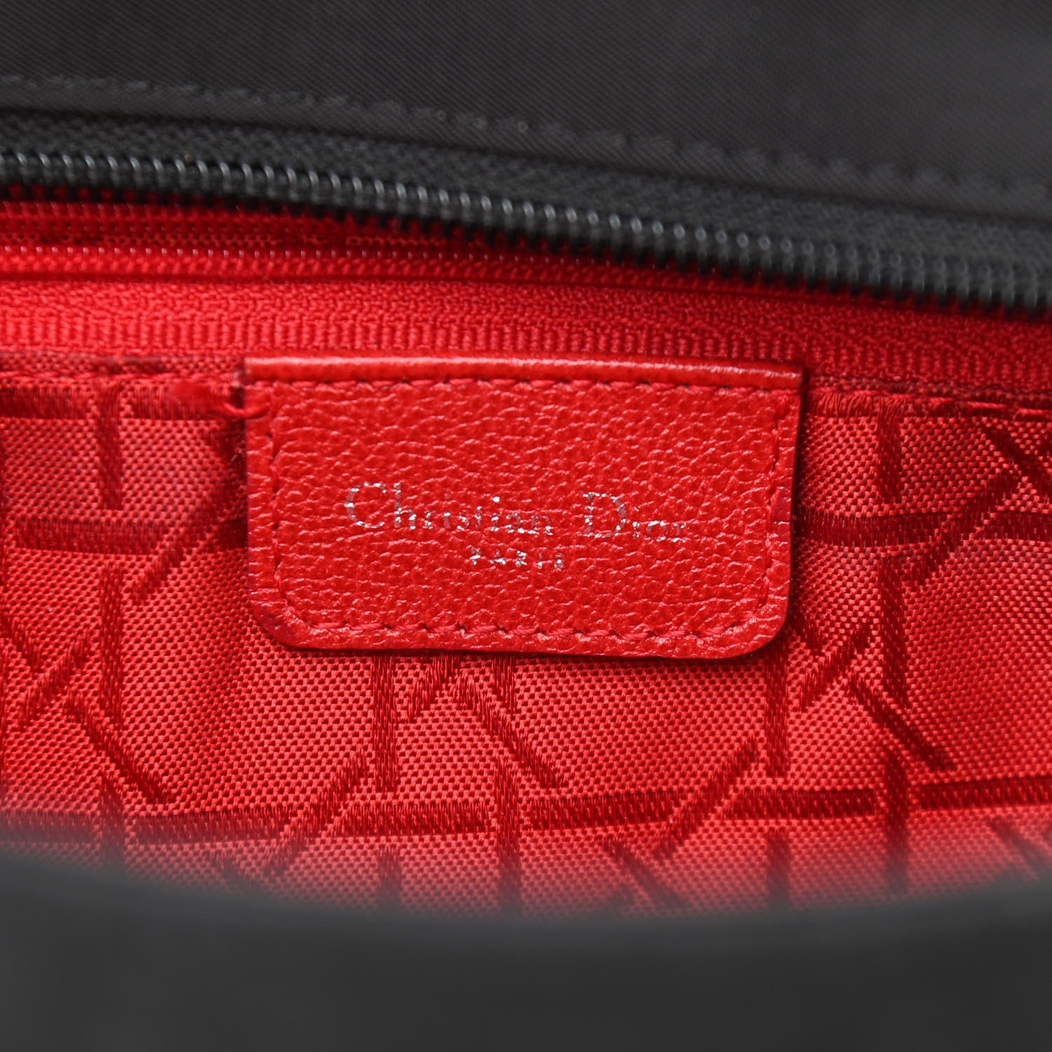 Christian Dior Nylon Cannage Large Lady Dior Black 6 of 10