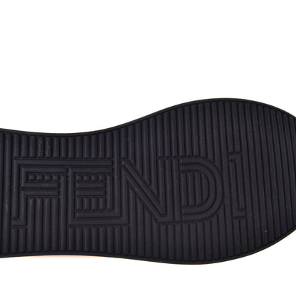 Fendi Nylon FFreedom Sneakers 38 White Rosa 7 of 9