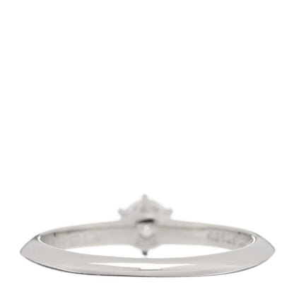 Tiffany Platinum Diamond .30ct Solitaire Engagement Ring 50 5.25 3 of 5