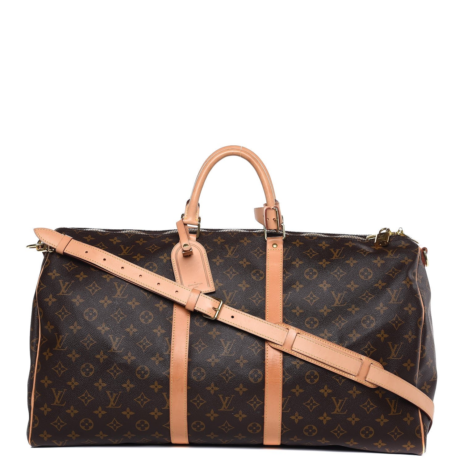 Louis Vuitton Monogram Keepall Bandouliere 55 1 of 15