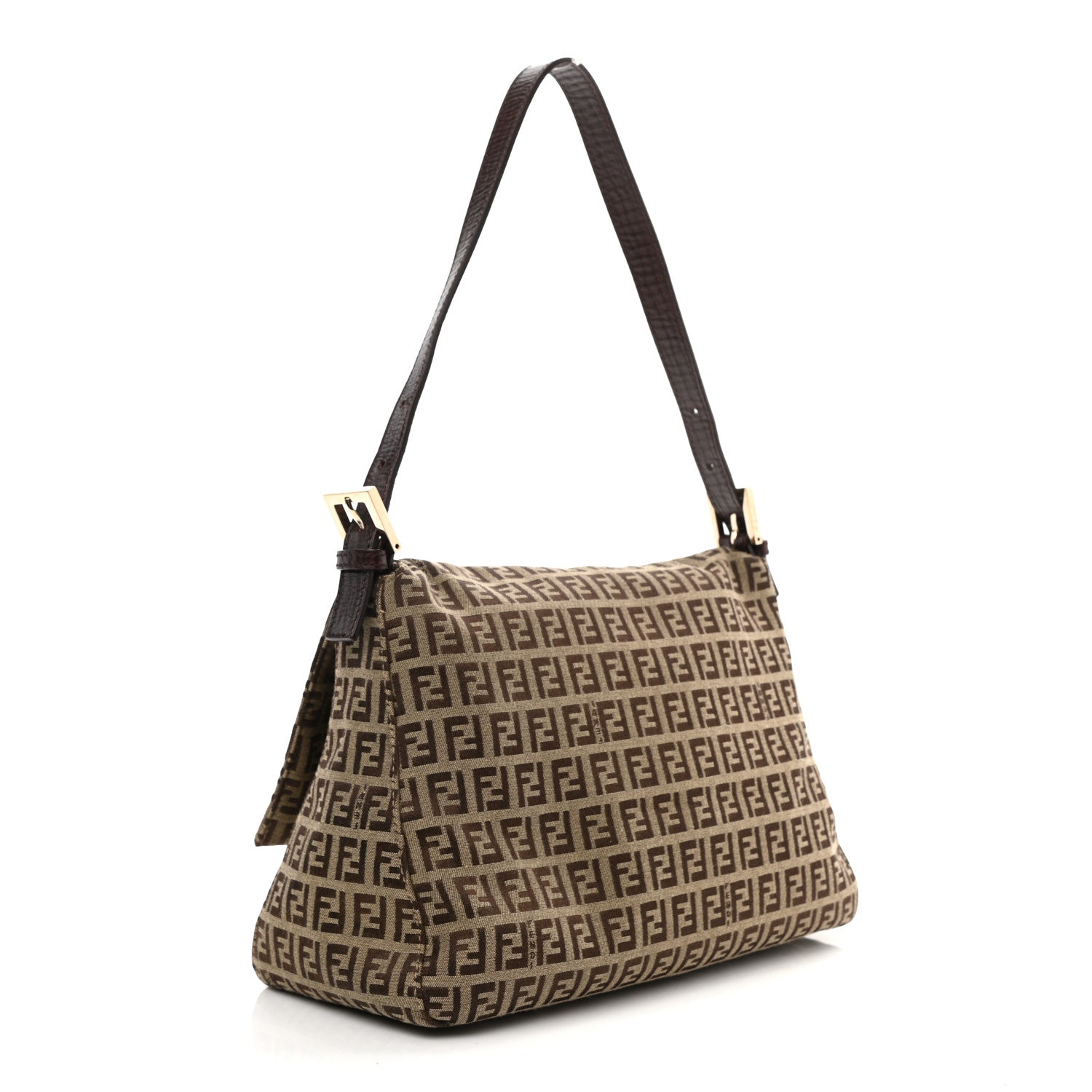Fendi Zucchino Vitello Mama Baguette Mogano Panna Bruciato 3 of 8