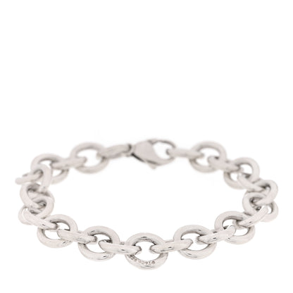 Tiffany Sterling Silver Round Chain Link Bracelet 1 of 4