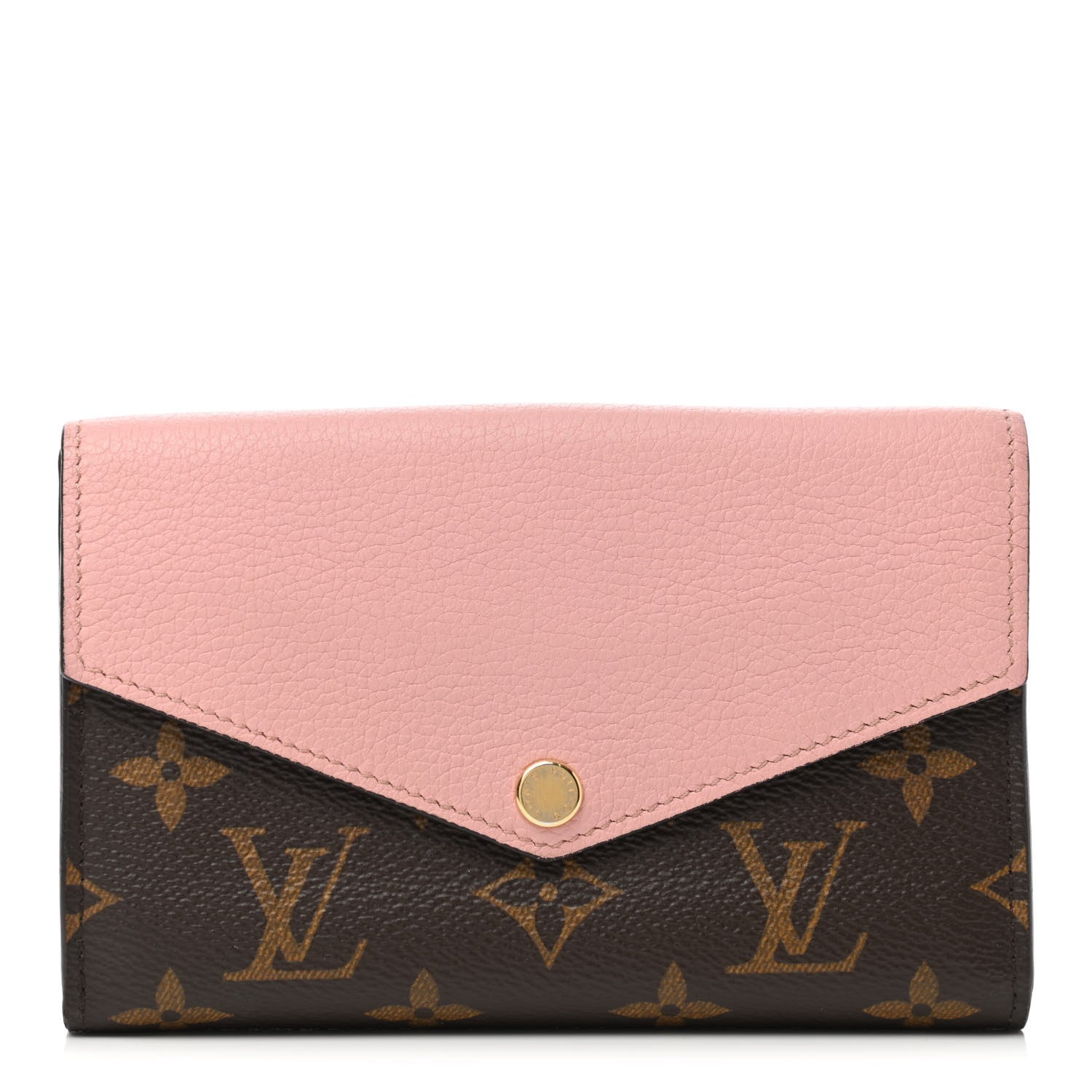 Louis Vuitton Monogram Pallas Compact Wallet Rose Poudre 1 of 5