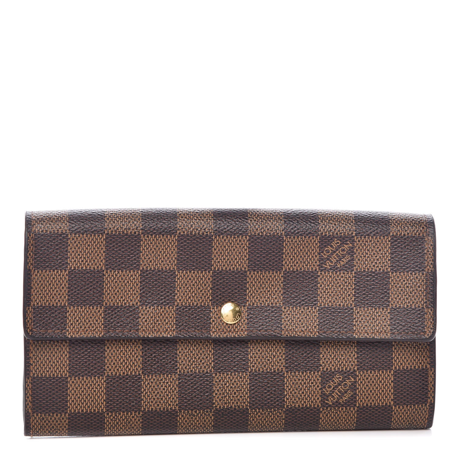 Louis Vuitton Damier Ebene Sarah Wallet 1 of 10