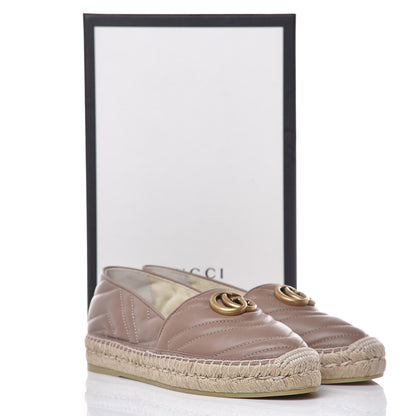 Gucci Nappa Matelasse GG Marmont Espadrilles 38 Porcelain Rose 13 of 13