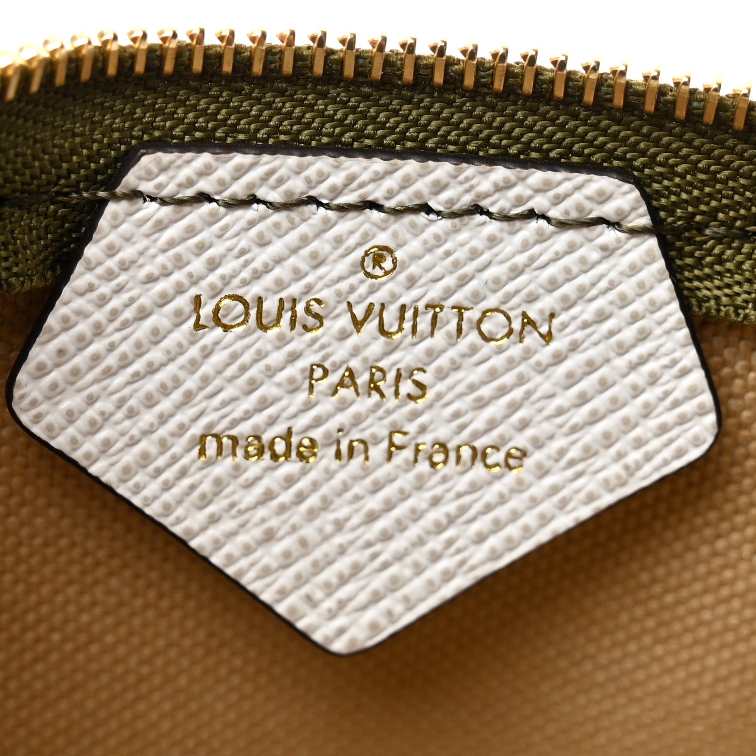 Louis Vuitton Monogram Giant Micro Pochette Accessories Kaki White 6 of 7
