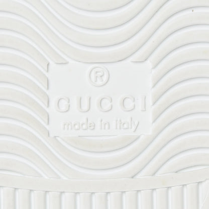 Gucci Miro Soft Calfskin Interlocking G Womens New Ace Sneakers 36.5 White Red Flame Green 8 of 10