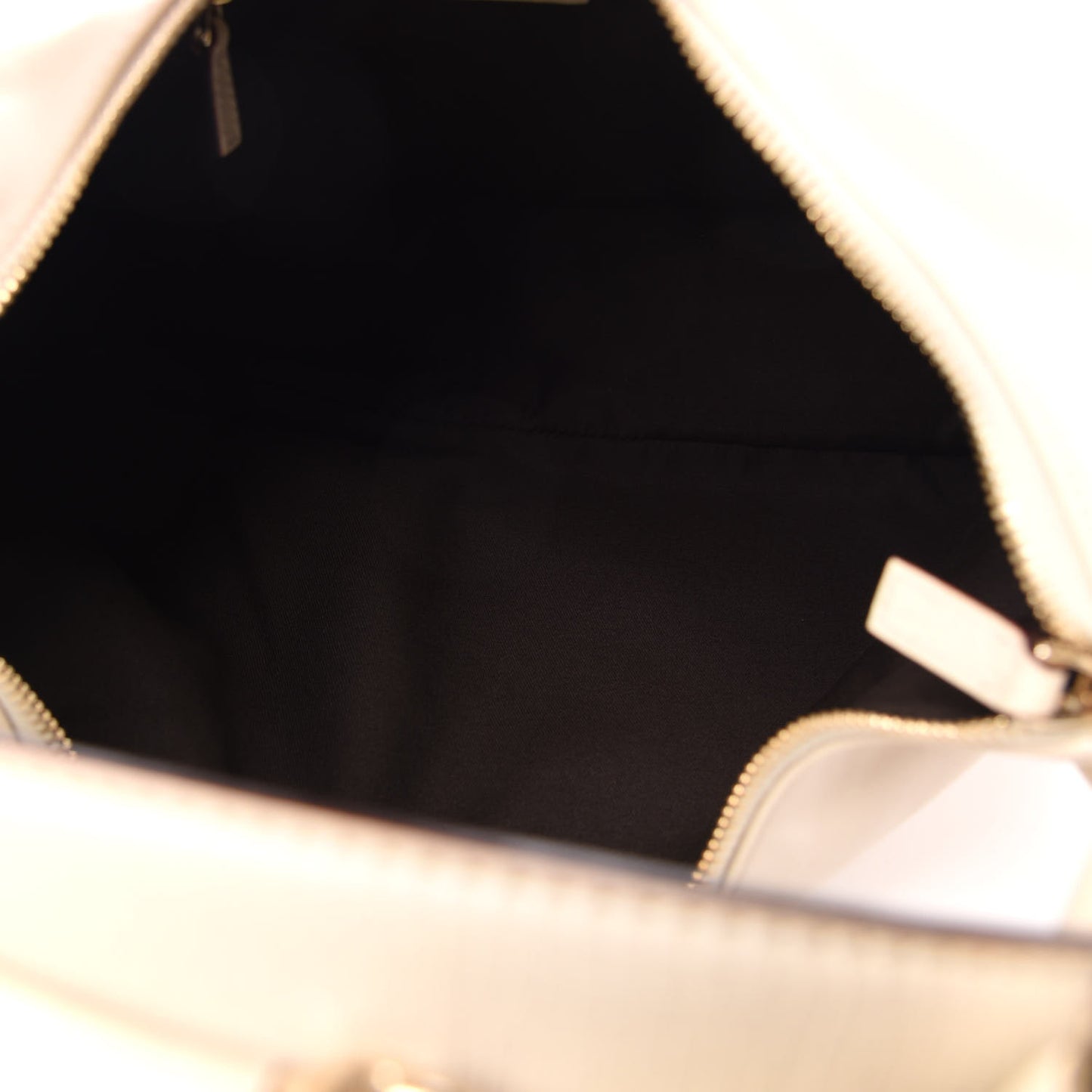 Calfskin Medium Horsebit Chain Hobo White