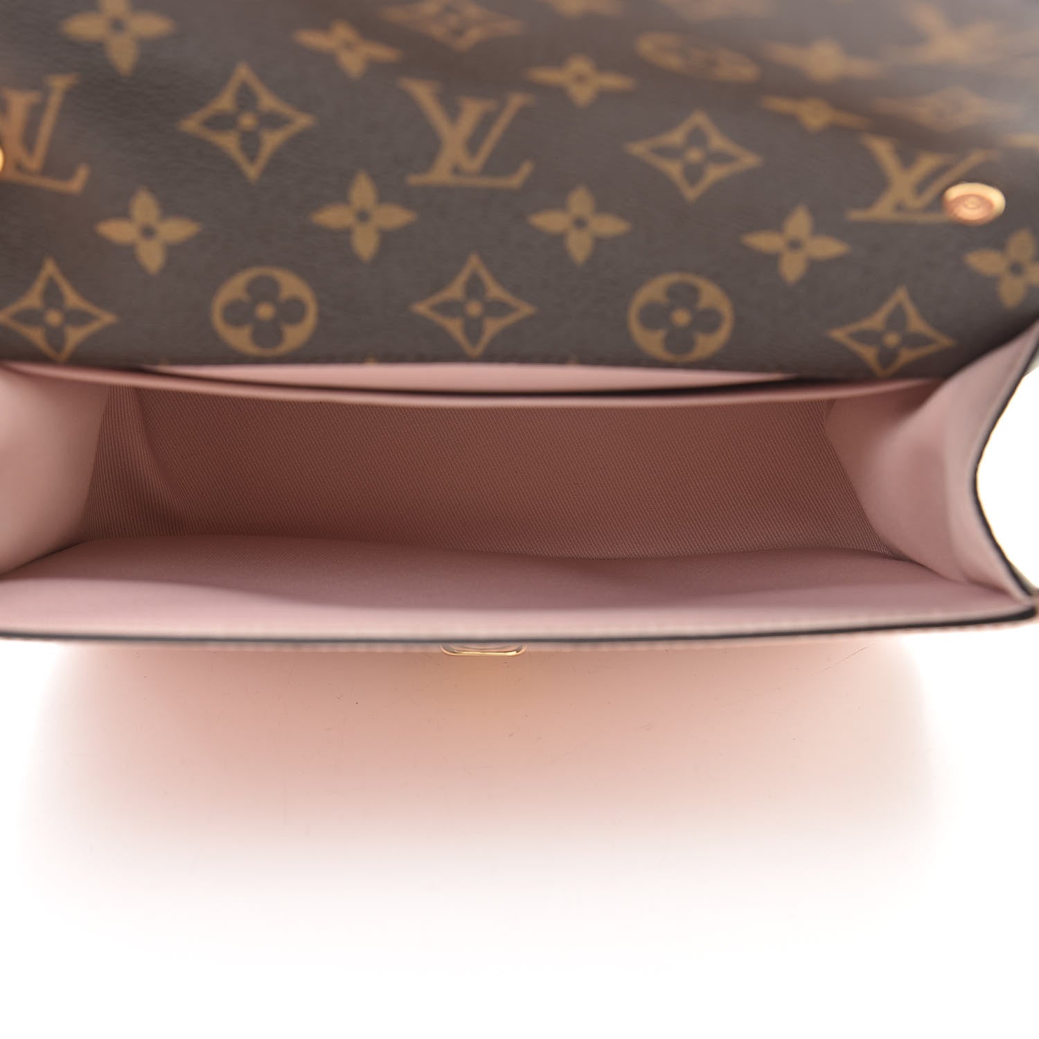 Louis Vuitton Patent Calfskin Monogram Cherrywood BB Rose Ballerine 5 of 12