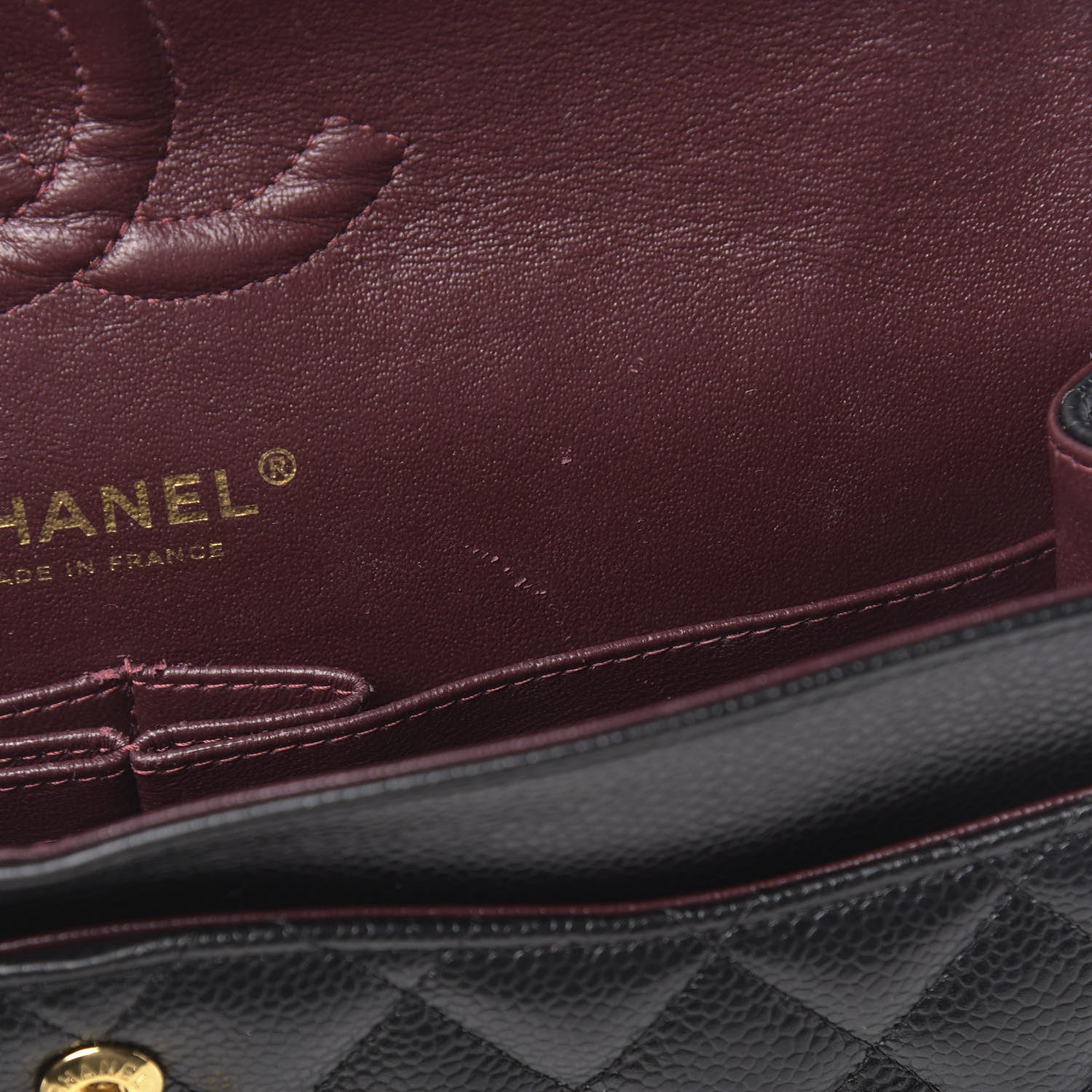 Chanel Caviar Quilted Medium Double Flap Black 18 of 21