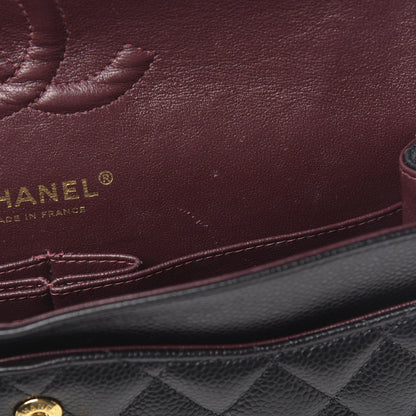 Chanel Caviar Quilted Medium Double Flap Black 18 of 21