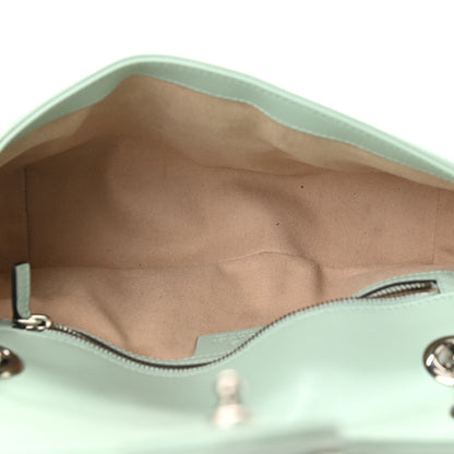 Gucci Calfskin Matelasse Small GG Marmont Shoulder Bag Water Green 5 of 11